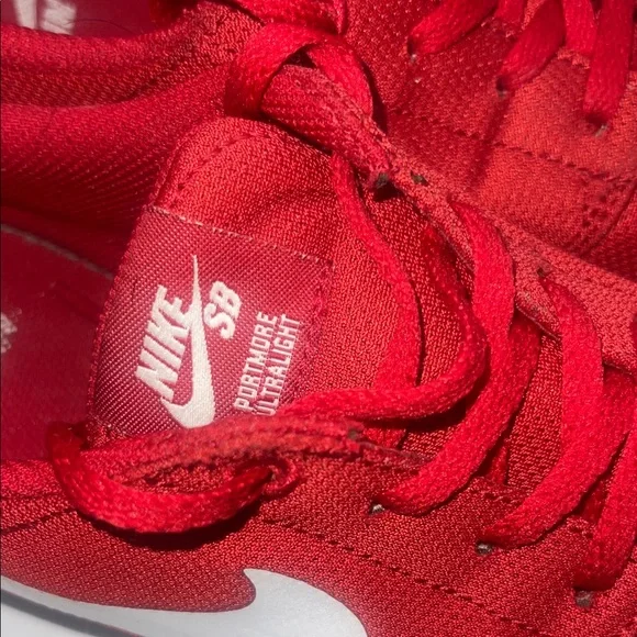 Nike SB Portmore II Solar Red White - Picture 2 of 8